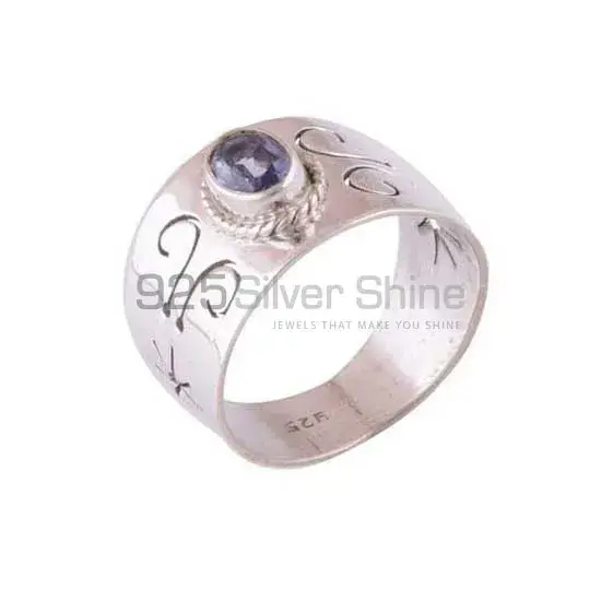 Designer Sterling Silver Iolite Birthstone Rings 925SR3943_0