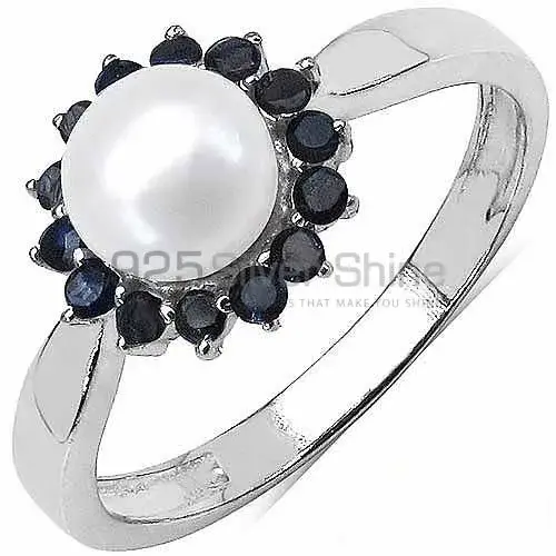 Fine 925 Sterling Silver Rings In Genuine Multi Gemstone 925SR3103_0