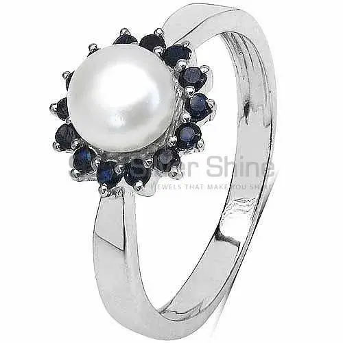 Fine 925 Sterling Silver Rings In Genuine Multi Gemstone 925SR3103_2