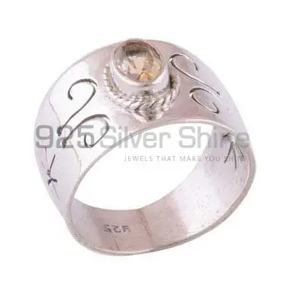 Sterling Silver Citrine November Birthstone Rings 925SR3941_0