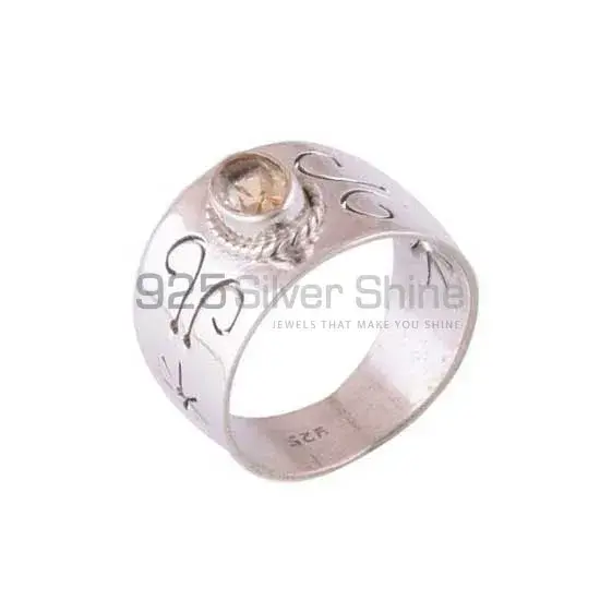 Sterling Silver Citrine November Birthstone Rings 925SR3941_0