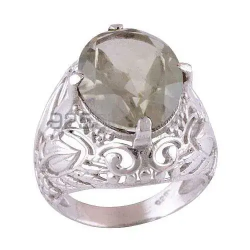 Sterling Silver Green Amethyst Rings For Women's 925SR4099