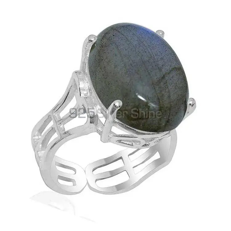 Fine 925 Sterling Silver Rings In Natural Labradorite Gemstone 925SR1907_0