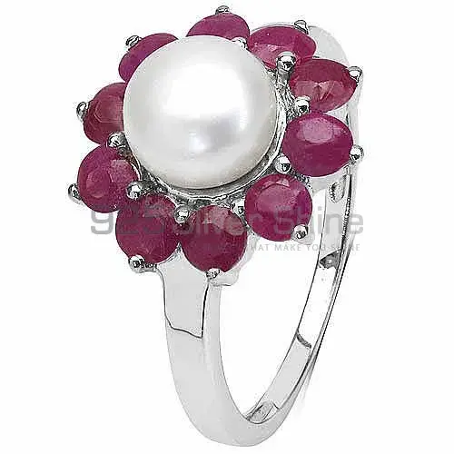 Fine 925 Sterling Silver Rings In Natural Multi Gemstone 925SR3101_2