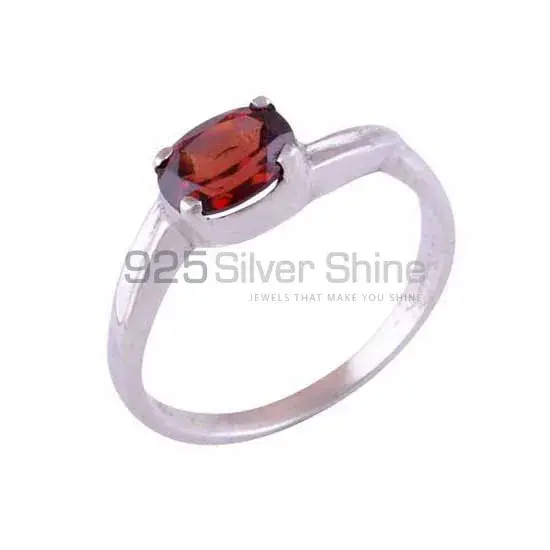 Sterling Silver Garnet Gemstone Rings Jewelry 925SR3433_0