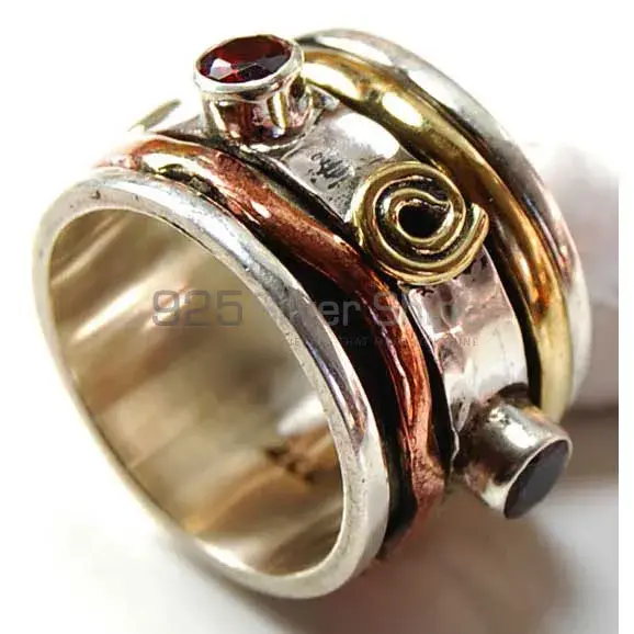 Sterling Silver Garnet Gemstone Women's Rings 925SR3748_0