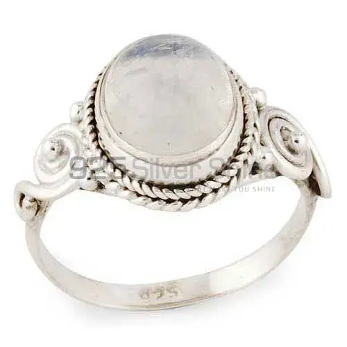 Fine 925 Sterling Silver Rings In Semi Precious Rainbow Moonstone 925SR2944_0