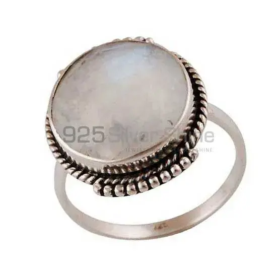 Fine 925 Sterling Silver Rings In Semi Precious Rainbow Moonstone 925SR4021_0