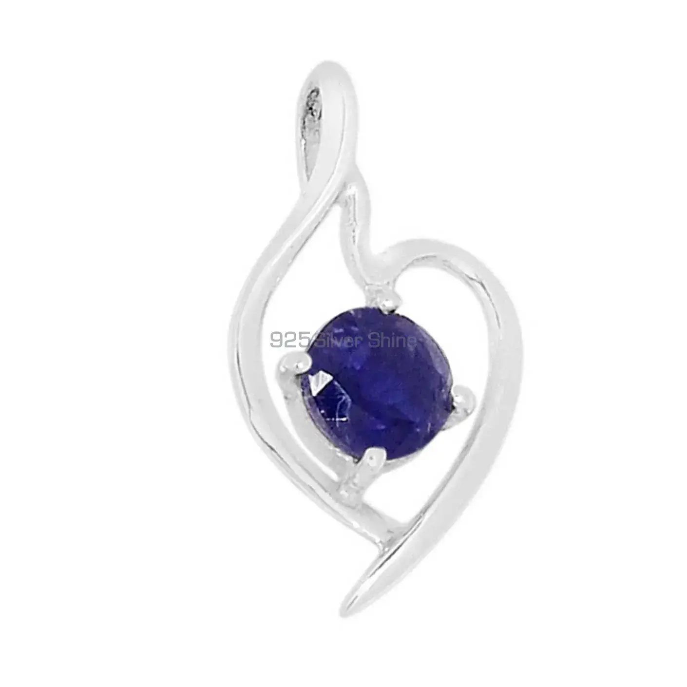 Fine Sterling Silver Pendants Wholesaler In Iolite Gemstone Jewelry 925SP300_0