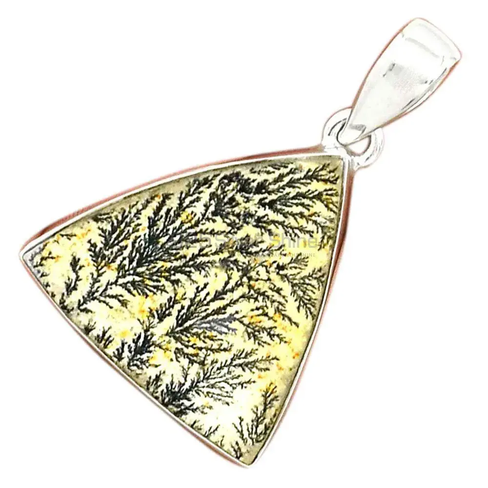 Fine Sterling Silver Pendants Wholesaler In Psilomelane Dendrite German Gemstone Jewelry 925SP146_7