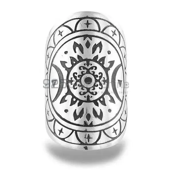 Fire Element Mandala Ring In Sterling Silver 925MR115_0