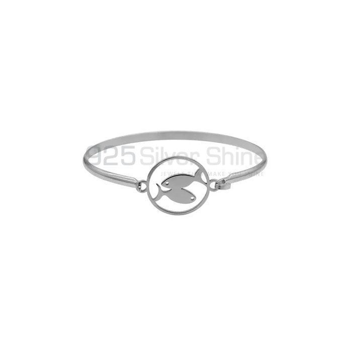 Fish Bracelet, Animal Minimalist Bracelet In 925 Sterling Silver AMCB03