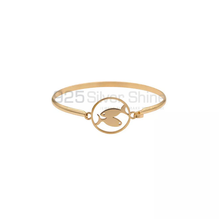 Fish Bracelet, Top Quality Animal Minimalist Bracelet In 925 Sterling Silver AMCB03_0