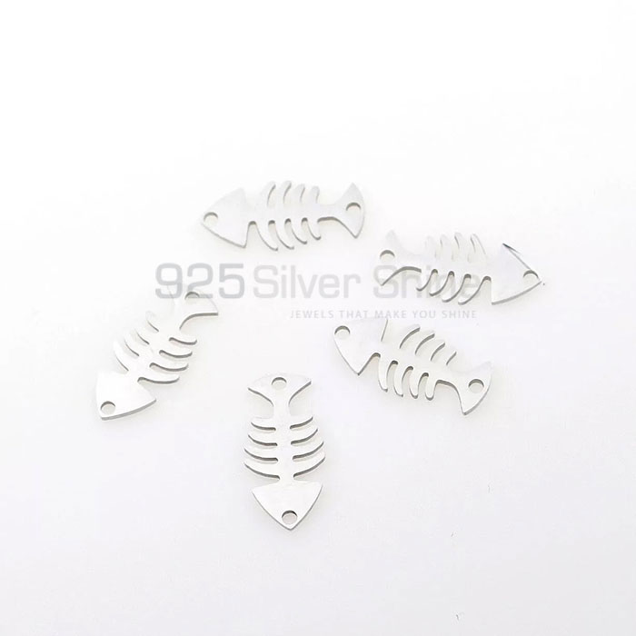Fish Necklace, Animal Minimalist Necklace In 925 Sterling Silver AMP255