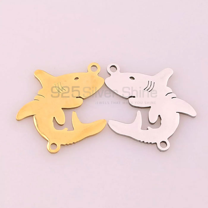 Fish Pendant, Animal Minimalist Pendant In 925 Sterling Silver AMP268