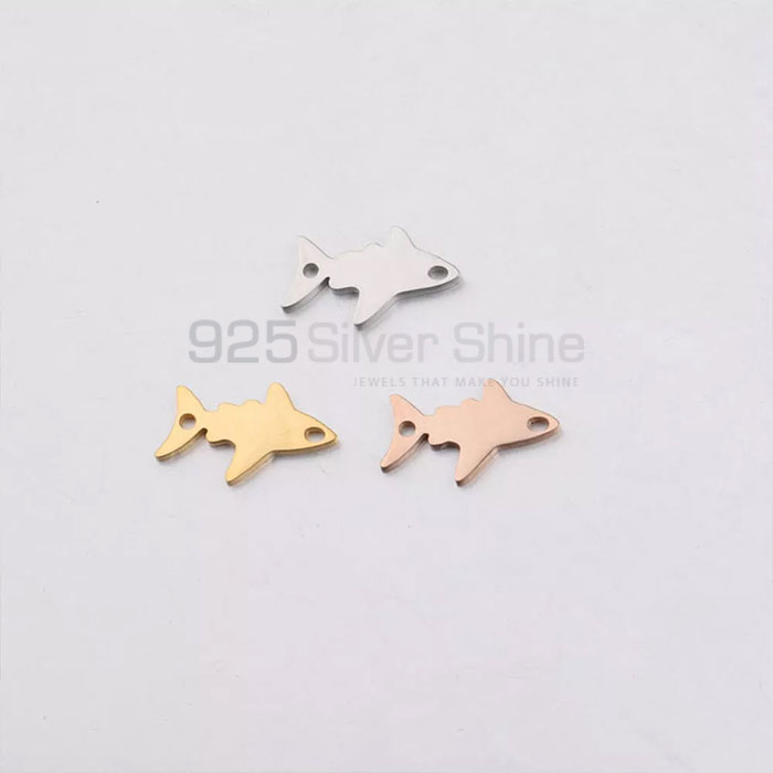 Fish Pendant, Animal Minimalist Pendant In 925 Sterling Silver AMP270