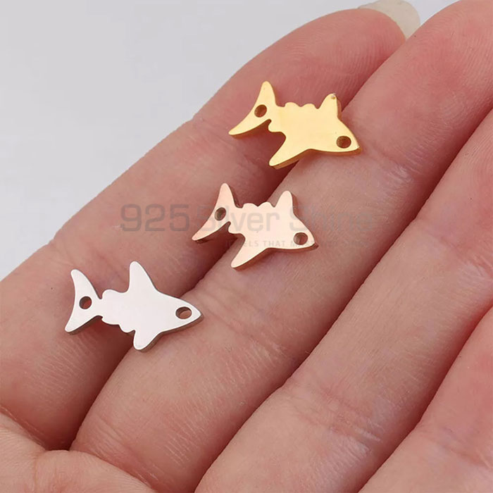 Fish Pendant, Animal Minimalist Pendant In 925 Sterling Silver AMP270_0