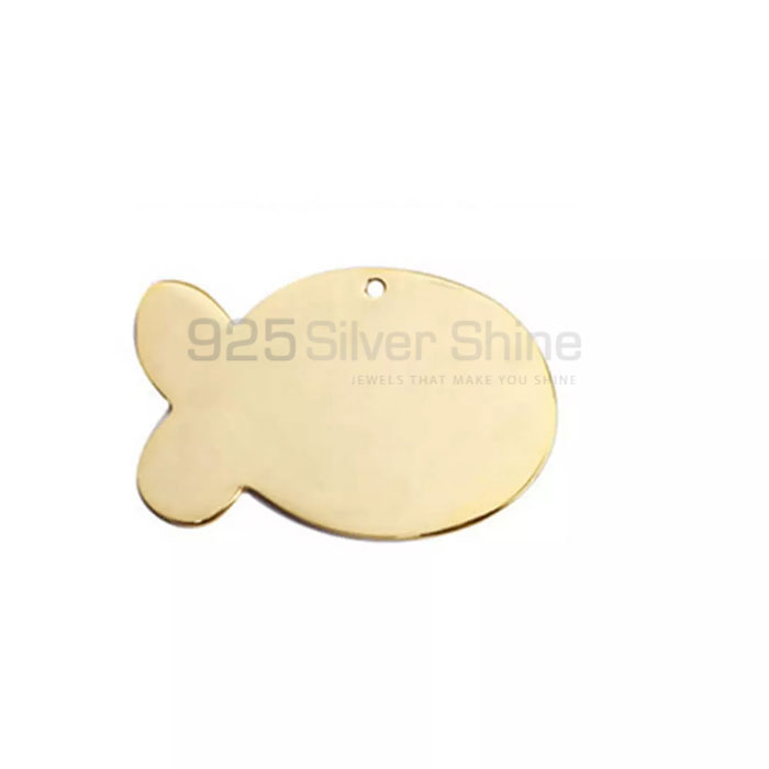 Fish Pendant, Top Collection Animal Minimalist Pendant In 925 Sterling Silver AMP278