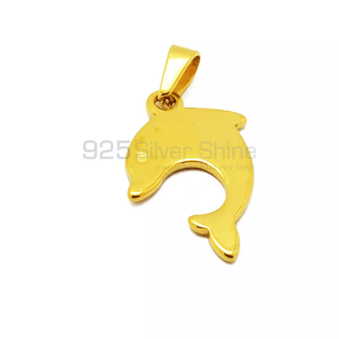 Fish Pendant, Wholesale Animal Minimalist Pendant In 925 Sterling Silver AMP288