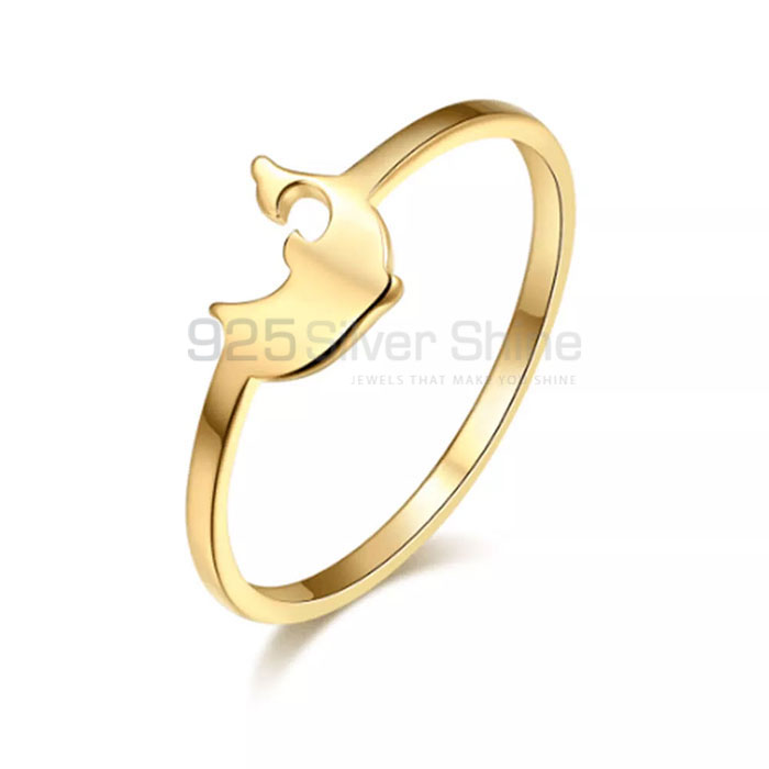 Fish Ring, Animal Minimalist Rings In 925 Sterling Silver AMR298_0