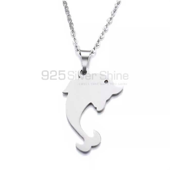Fish Necklace, Animal Minimalist Necklace In 925 Sterling Silver AMN221