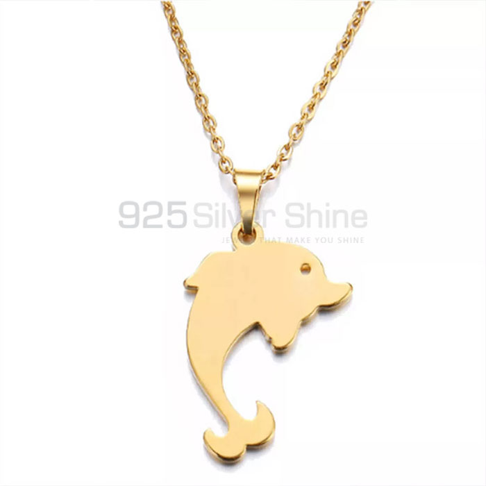 Fish Necklace, Animal Minimalist Necklace In 925 Sterling Silver AMN221_0