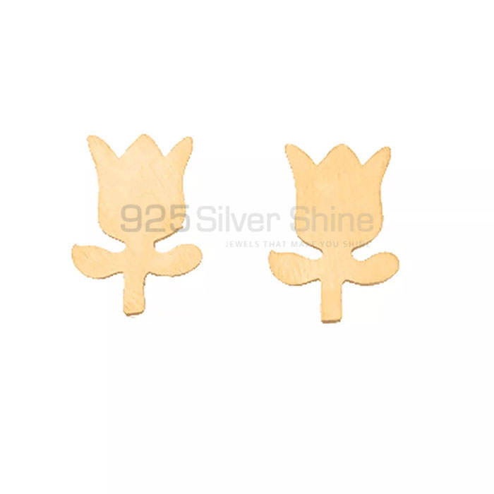 Flower 925 Sterling Silver Minimalist Stud Earring FWME202