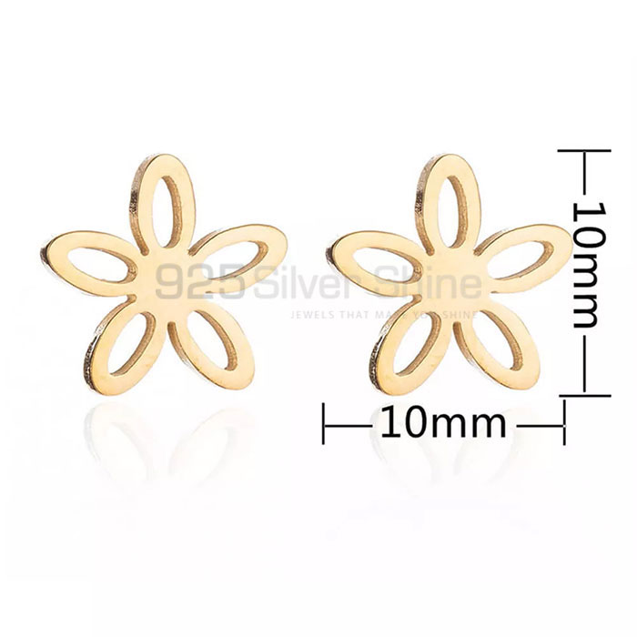 Flower Ear Studs Earring In 925 Sterling Silver FWME199