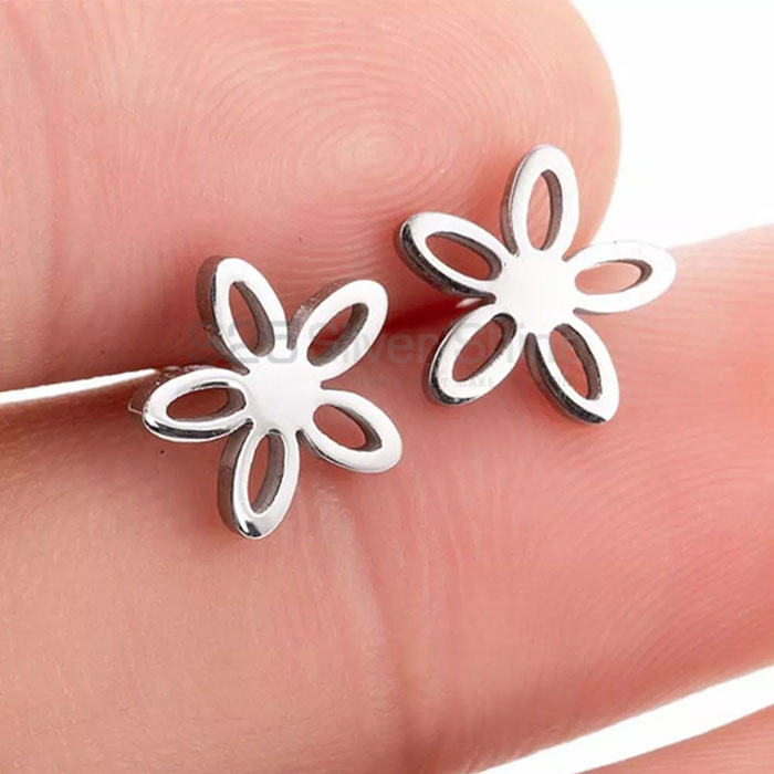 Flower Ear Studs Earring In 925 Sterling Silver FWME199_0