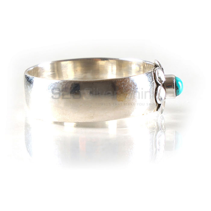 Flower Handmade Sterling Silver Ring In Turquoise Gemstone SSR148_0