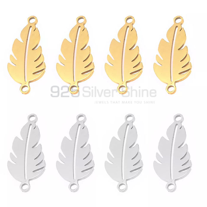 Flower Leaf Design 925 Sterling Silver Minimalist Pendant FWMP227