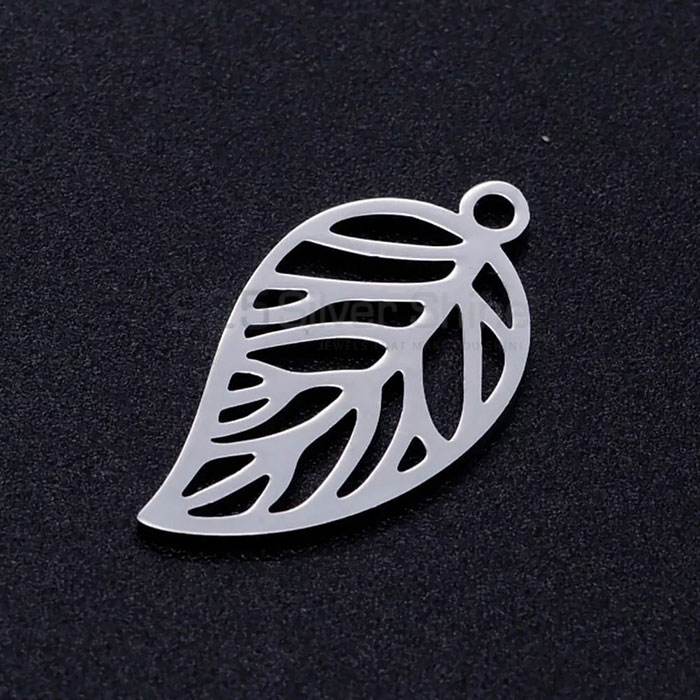Flower Leaf Pendant In Sterling Silver FWMP234