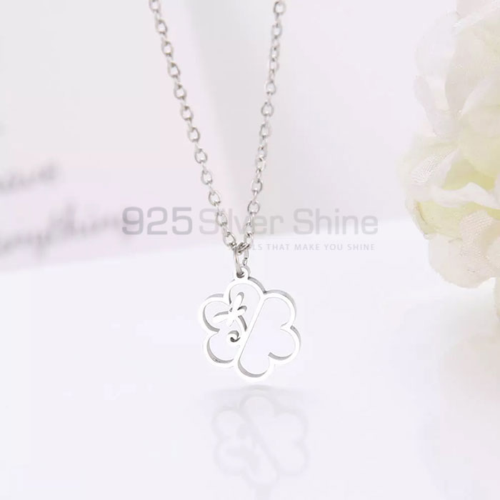 Flower Necklace, Top Quality Animal Minimalist Necklace In 925 Sterling Silver AMN95_0