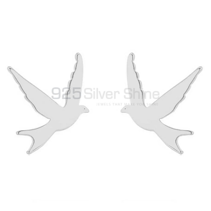 Flying Bird Earring, Best Collection Animal Minimalist Earring In 925 Sterling Silver AME40