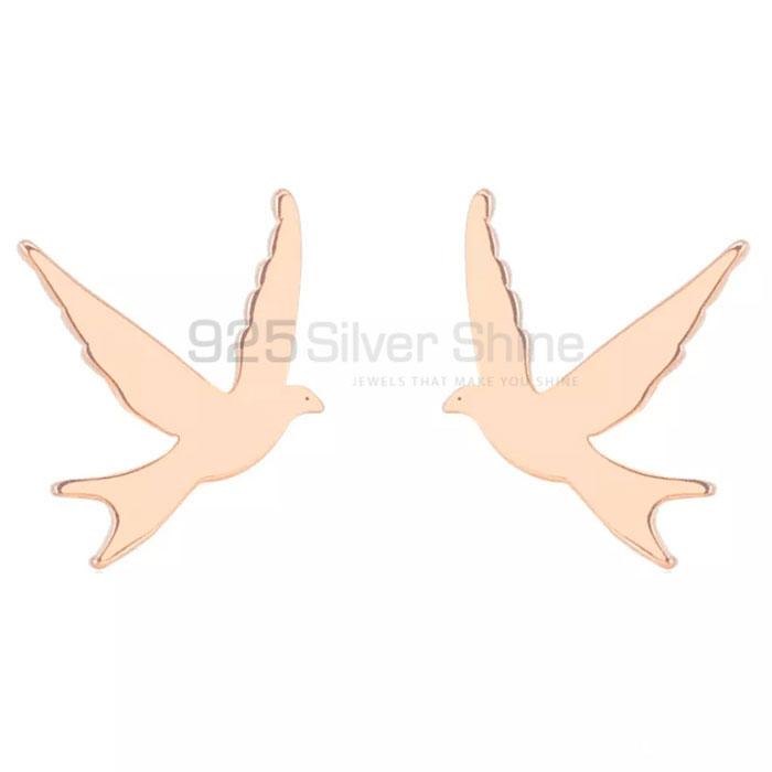 Flying Bird Earring, Best Collection Animal Minimalist Earring In 925 Sterling Silver AME40_0