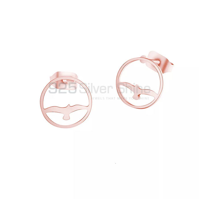 Flying Bird Earring, Animal Minimalist Earring In 925 Sterling Silver AME82_0