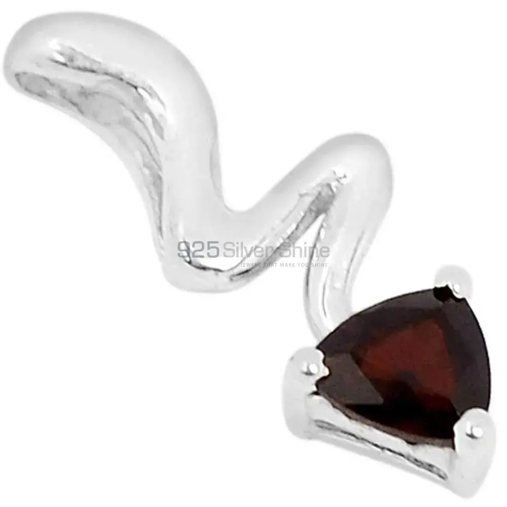 Garnet Gemstone Pendants In 925 Solid Silver Jewelry 925SSP318-4_0