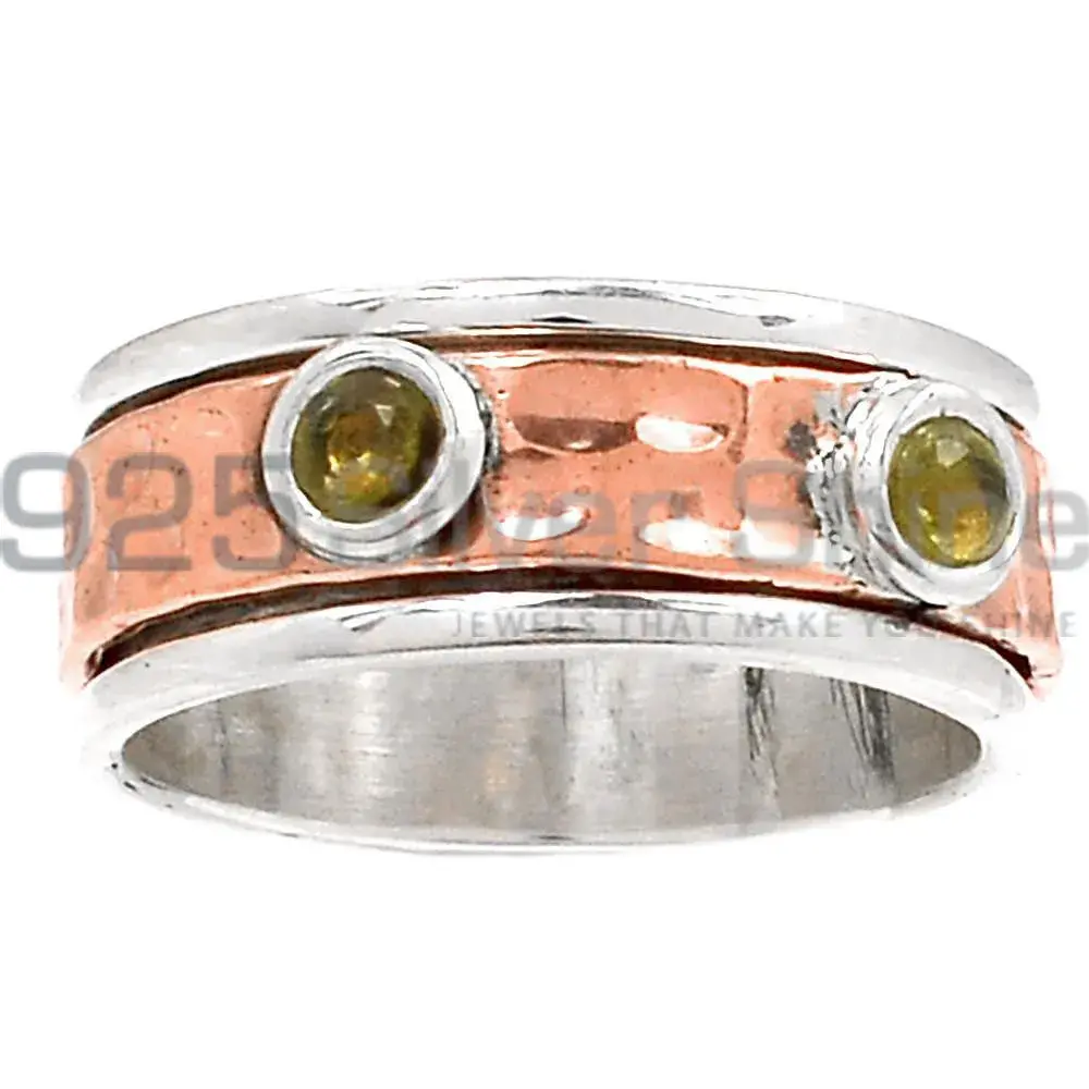 Gemstone Spinner Rings With Sterling Silver Jewelry SMR126