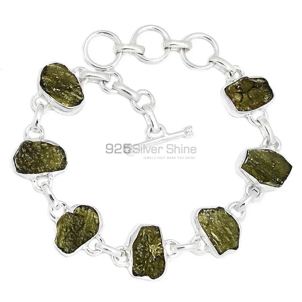 Gemstone Bracelets In Solid Sterling Silver Jewelry 925SB281