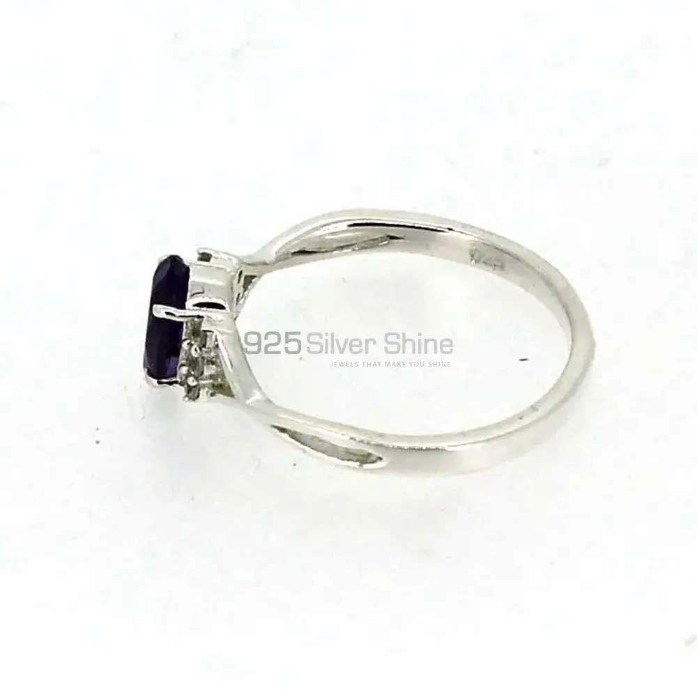 Sterling Silver Amethyst Birthstone Rings 925SR050-5_2