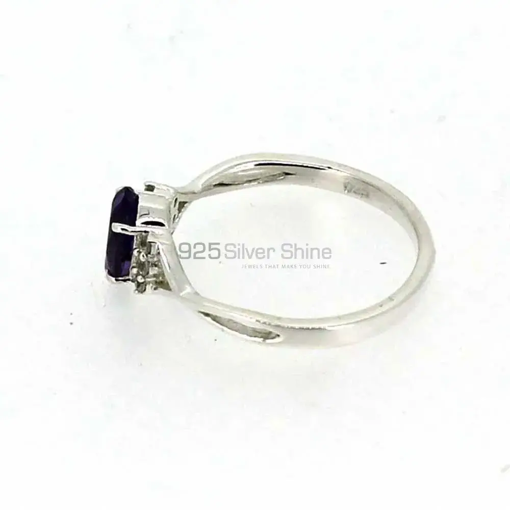 Sterling Silver Amethyst Birthstone Rings 925SR050-5_3