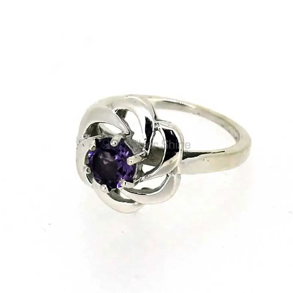 Sterling Silver Amethyst Rings 925SR024-4_0