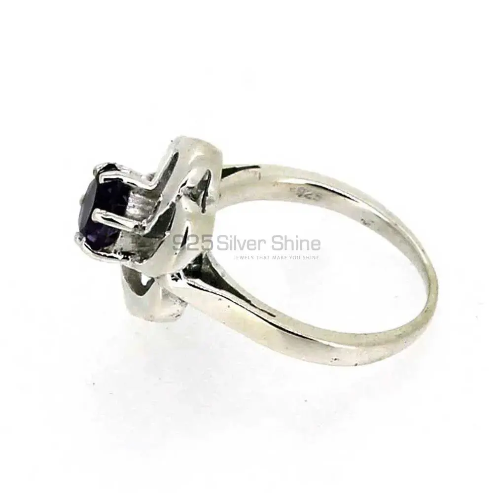 Sterling Silver Amethyst Rings 925SR024-4_2