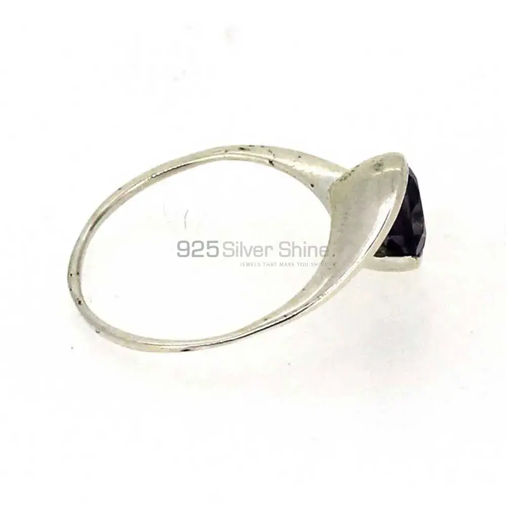 Natural Amethyst Birthstone Sterling Silver Rings 925SR023-4_1