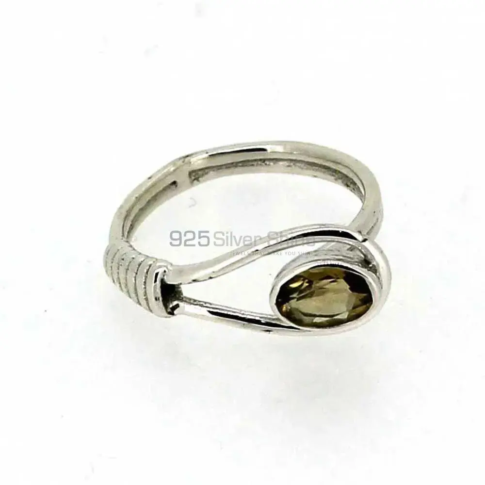 Sterling Silver Citrine Rings Jewelry 925SR028-4