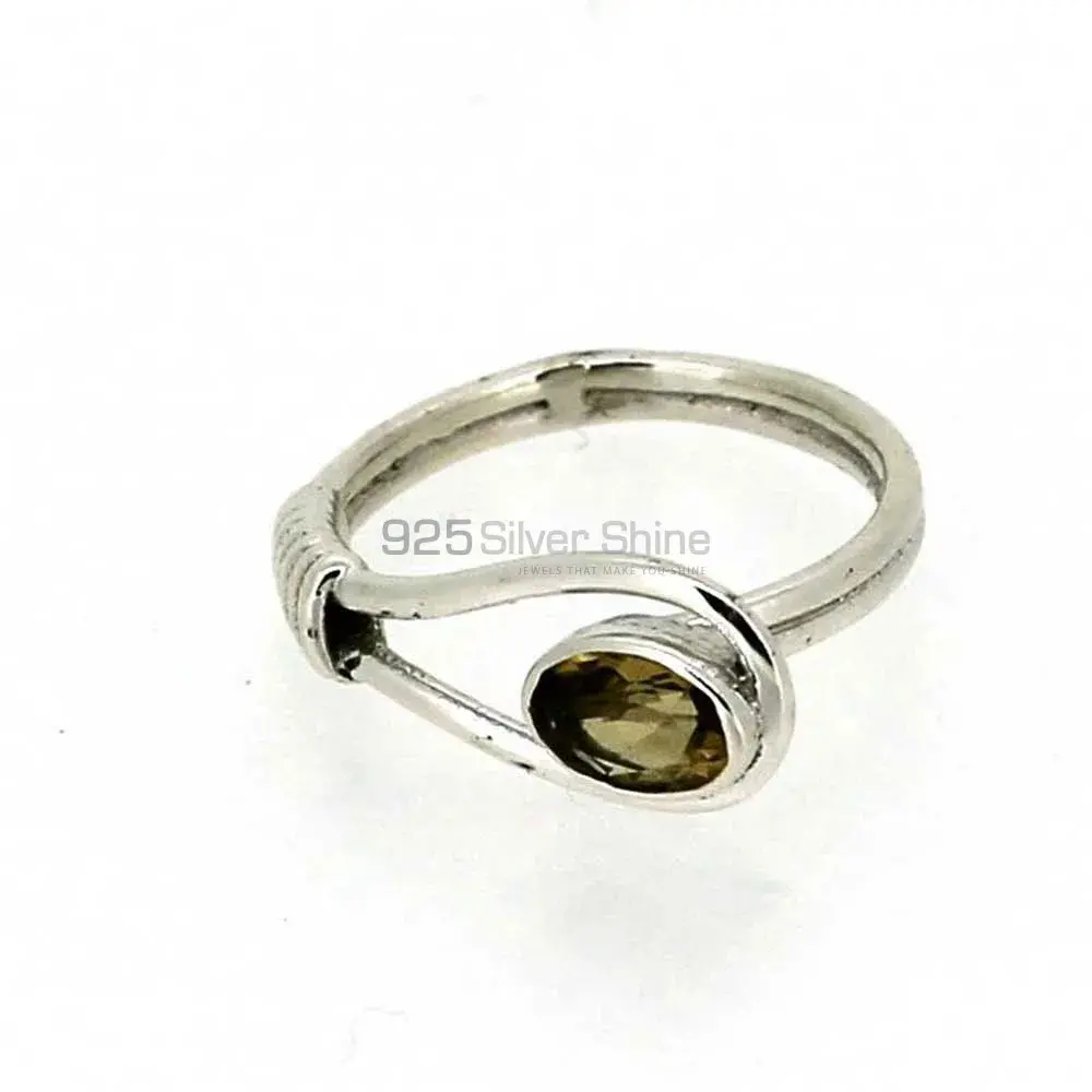 Sterling Silver Citrine Rings Jewelry 925SR028-4_1