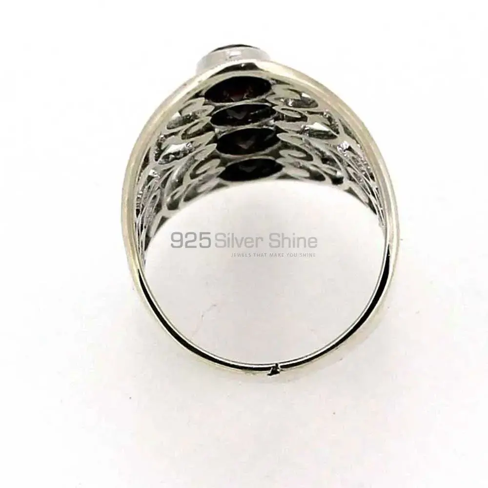 Genuine Garnet Gemstone Handmade Ring In 925 Sterling Silver 925SR020-1_3