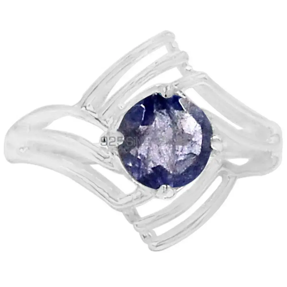 Sterling Silver Iolite Gemstone Rings 925SR060-1