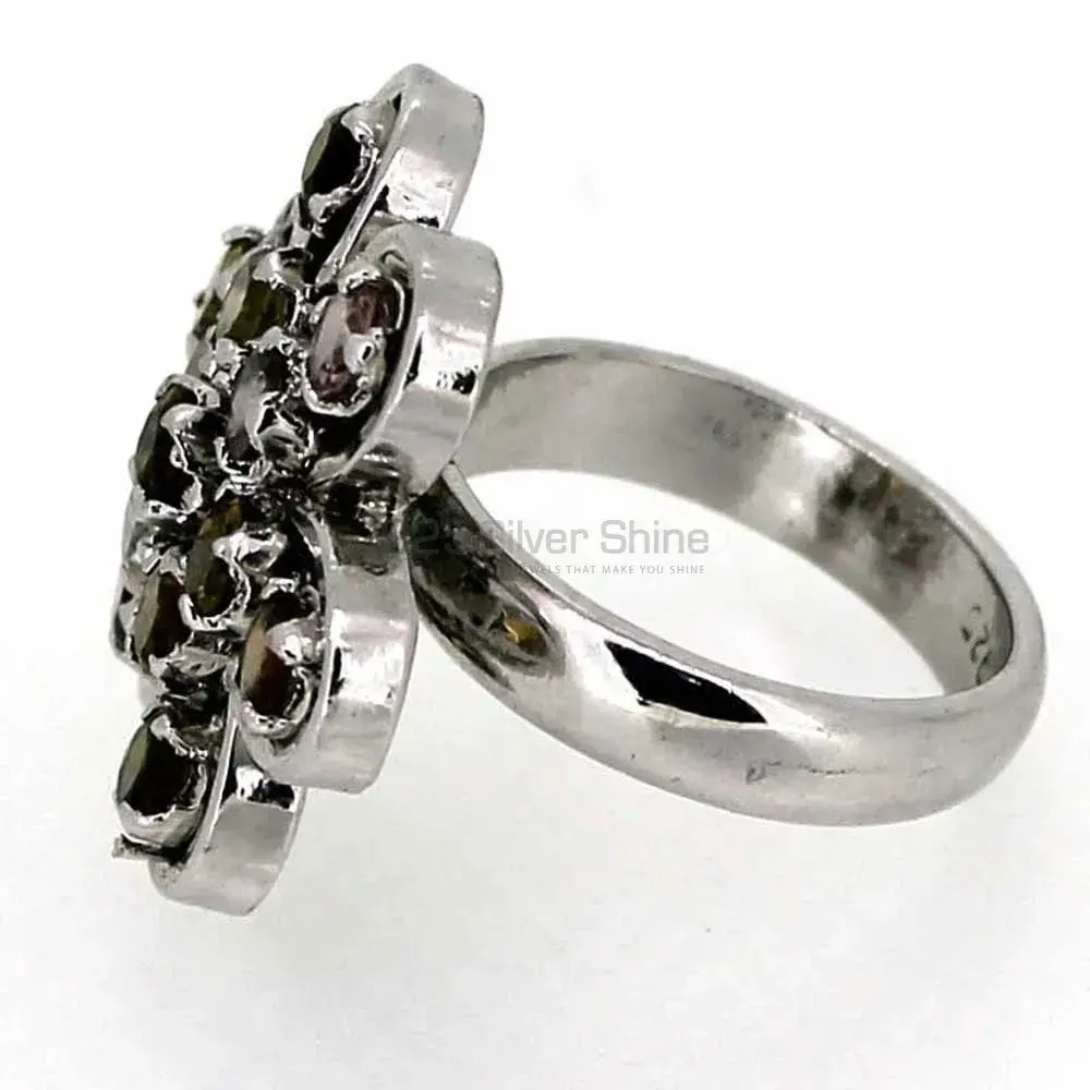 Genuine Multi Stone Gemstone Ring In 925 Silver 925SR049_3