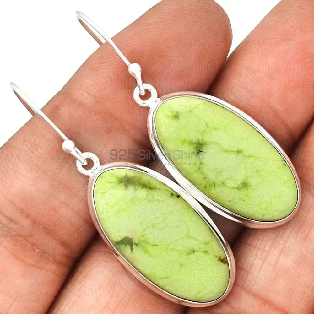 Genuine Agate Gemstone Earrings In 925 Sterling Silver 925SE2262_0